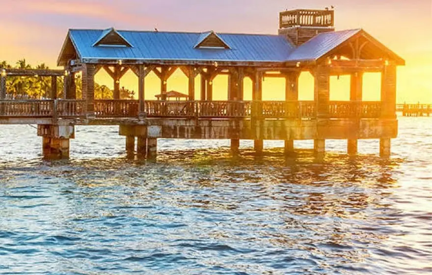 Beach at sunset
